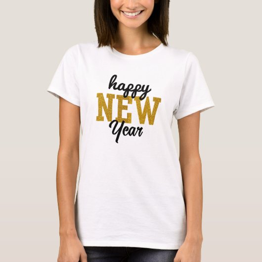 Gelukkig Nieuwjaar T-shirt (Voorkant)