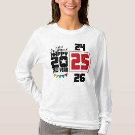 Gelukkig nieuwjaar t-shirt