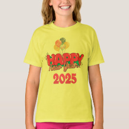 Gelukkig nieuwjaar T-shirt 2025
