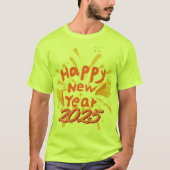 Gelukkig Nieuwjaar T-shirt 2025 (Voorkant)