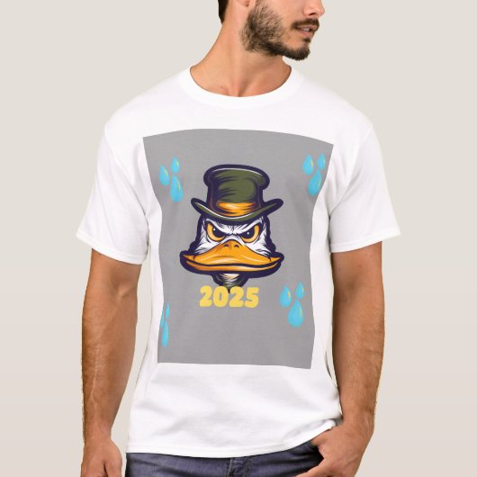 Gelukkig Nieuwjaar T-shirt 2025 (Voorkant)