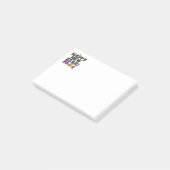 Gelukkig Nieuwjaar - Tekst met feesthoeden Post-it® Notes (Schuin)