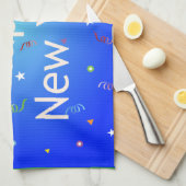 Gelukkig nieuwjaar theedoek (Quarter Fold)