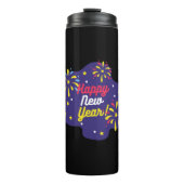 Gelukkig nieuwjaar thermosbeker (Voorkant)