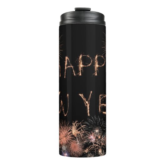 Gelukkig nieuwjaar thermosbeker (Voorkant)