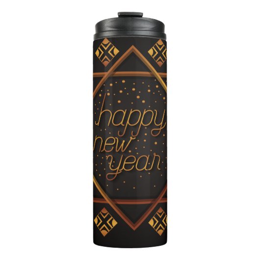 Gelukkig nieuwjaar thermosbeker (Voorkant)