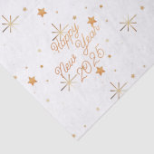 Gelukkig nieuwjaar tissuepapier (Detail)