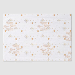 Gelukkig nieuwjaar tissuepapier