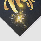 Gelukkig nieuwjaar tissuepapier (Detail)