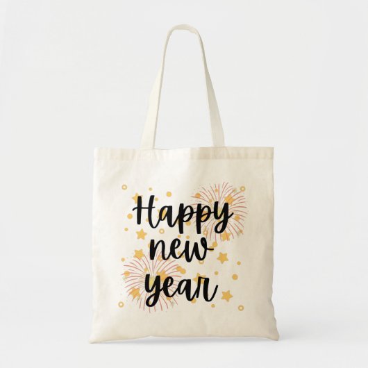 Gelukkig nieuwjaar tote bag (Voorkant)