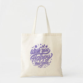 Gelukkig nieuwjaar tote bag