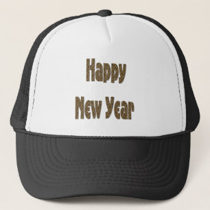 gelukkig nieuwjaar trucker pet
