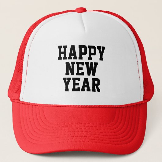 GELUKKIG NIEUWJAAR TRUCKER PET (Voorkant)
