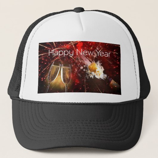 Gelukkig Nieuwjaar- Trucker Pet (Voorkant)