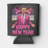 Gelukkig Nieuwjaar Trump Resolutie 2025 Blikjeskoeler (Voorkant)