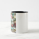 Gelukkig nieuwjaar tweekleurige koffiemok (Center)