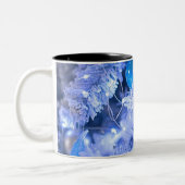 Gelukkig nieuwjaar tweekleurige koffiemok (Links)