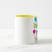 Gelukkig nieuwjaar tweekleurige koffiemok (Center)