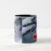 Gelukkig nieuwjaar tweekleurige koffiemok (Center)