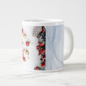 Gelukkig Nieuwjaar Two-Tone witte kleur Koffie Mok (Voorkant rechts)