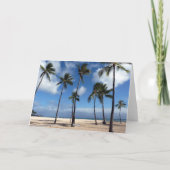 Gelukkig nieuwjaar uit Hawaï! Feestdagen Kaart (Achterkant)