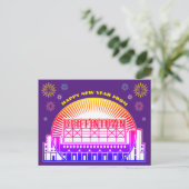 Gelukkig nieuwjaar uit het Briefkaart van Griffint (Staand voorkant)