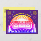 Gelukkig nieuwjaar uit het Briefkaart van Griffint (Voorkant / Achterkant)