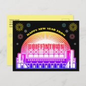 Gelukkig nieuwjaar uit het Briefkaart van Griffint (Voorkant / Achterkant)