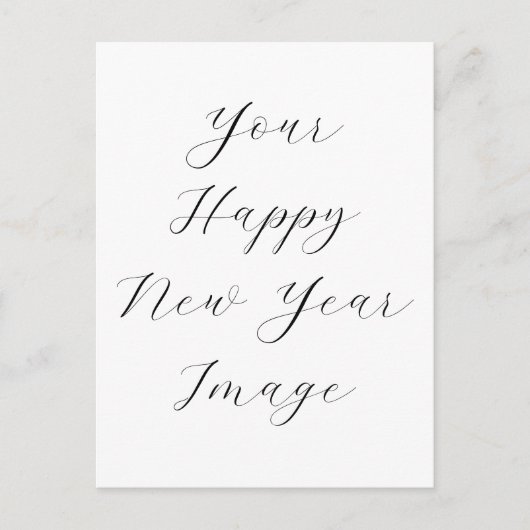 Gelukkig nieuwjaar vakantie Briefkaart (Voorkant)