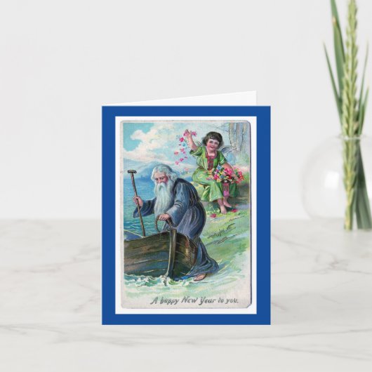  Gelukkig Nieuwjaar vakantie Kaart (Voorkant)