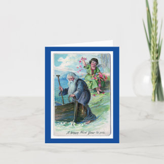 Gelukkig Nieuwjaar vakantie Kaart