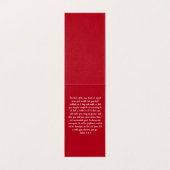 Gelukkig Nieuwjaar Vakantie Kaart Jozua 1:8-9 (Binnenkant ongevouwen)