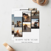 Gelukkig nieuwjaar van de Browns Kaart Notitiekaartje (Voorkant / Achterkant in situ)