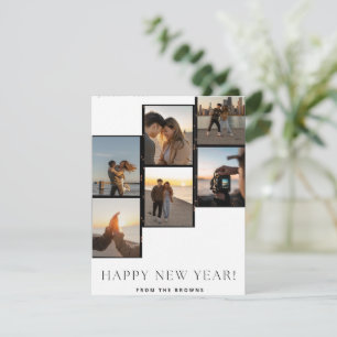 Gelukkig nieuwjaar van de Browns Kaart Notitiekaartje
