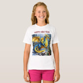 Gelukkig Nieuwjaar van de Draak T-shirt (Voorkant volledig)