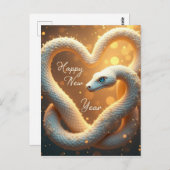 Gelukkig Nieuwjaar van de Slang Briefkaart (Voorkant / Achterkant)