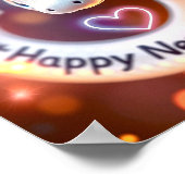 Gelukkig Nieuwjaar van de Slang Poster (Hoek)