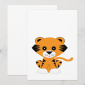 Gelukkig nieuwjaar van de tijger 2022 kaart (Voorkant / Achterkant)