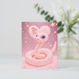 Gelukkig nieuwjaar van het Snake Poster Briefkaart