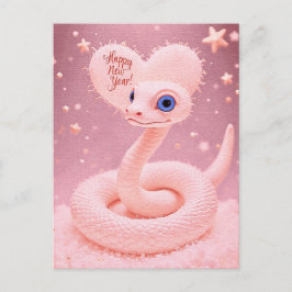 Gelukkig nieuwjaar van het Snake Poster Briefkaart