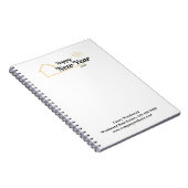 Gelukkig Nieuwjaar | Vastgoed Budget Marketing Notitieboek (Rechterzijde)