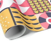 Gelukkig Nieuwjaar Vet Geometrisch Cadeaupapier (Rol Hoek)