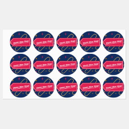 Gelukkig Nieuwjaar Viering Sticker