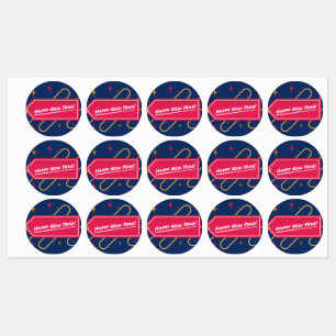 Gelukkig Nieuwjaar Viering Sticker