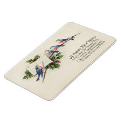 Gelukkig Nieuwjaar Vogels Magneet (Linkerzijde)