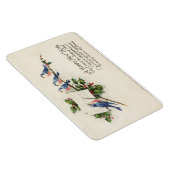 Gelukkig Nieuwjaar Vogels Magneet (Rechterzijde)