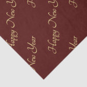 Gelukkig Nieuwjaar vol liefde Tissuepapier (Detail)