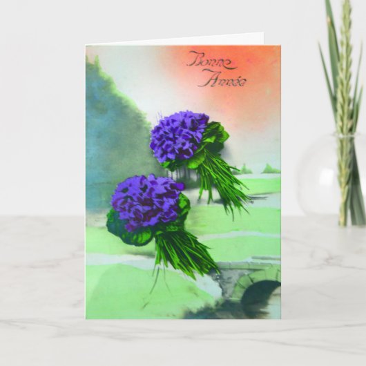 Gelukkig Nieuwjaar voor Franstaligen. Kaart (Voorkant)