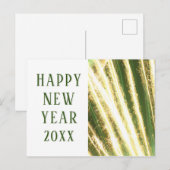 Gelukkig Nieuwjaar Vuurwerk Feestdagenkaart (Voorkant / Achterkant)