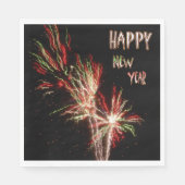 Gelukkig Nieuwjaar Vuurwerk Papieren servetten (Voorkant)